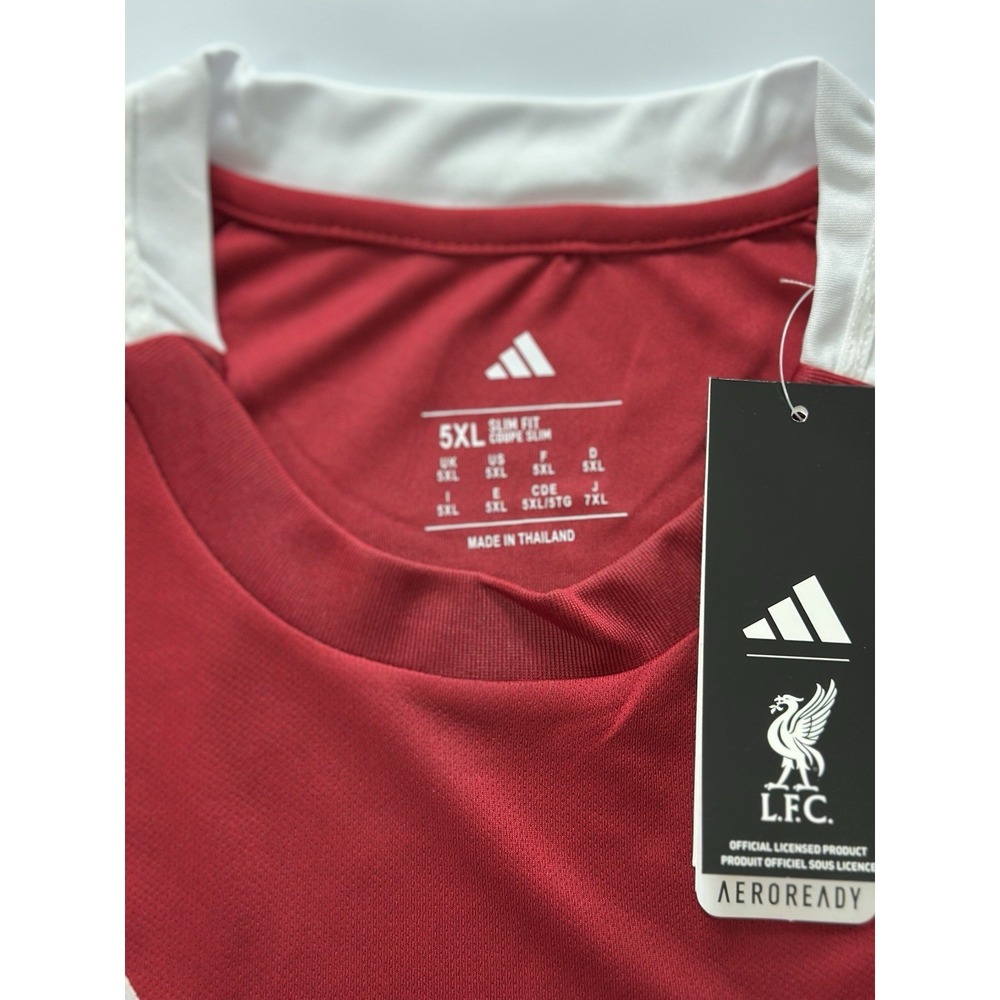 Adidas Liverpool FC Home Jersey 2024 2025 Red AEROREADY NWT Men's 5XL - Picture 3 of 9
